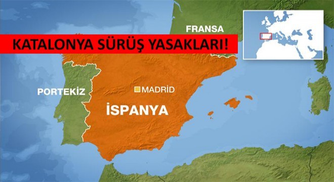 Katalonya Sürüş Yasakları!