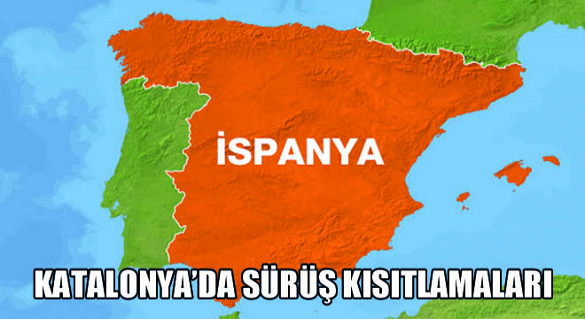Katalonya'da Sürüş Kısıtlamaları