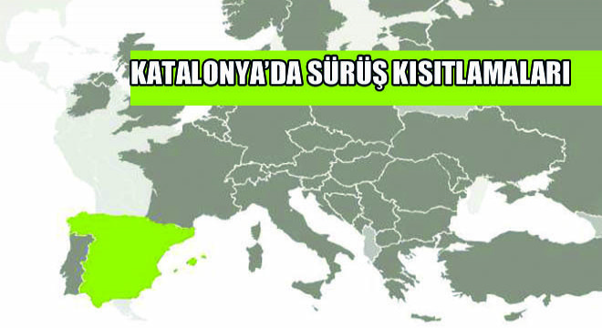 Katalonya’da Sürüş Kısıtlamaları