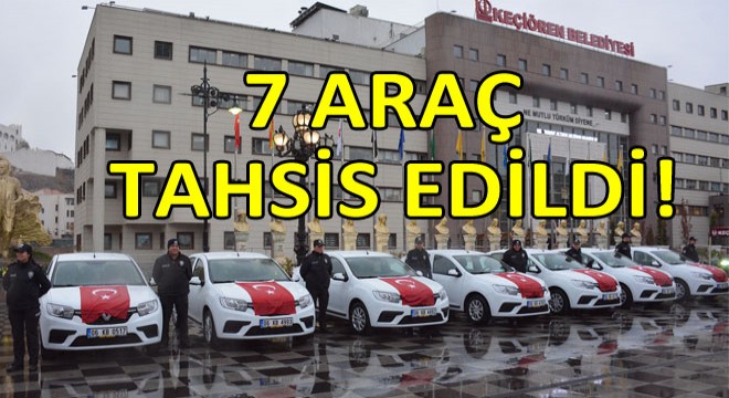 Keçiören İlçe Emniyet Müdürlüğü'ne 7 Araç Tahsis Edildi