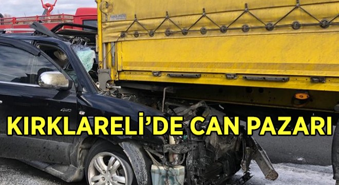 Kırklareli'de Can Pazarı: Emniyet Kemeri Kurtardı