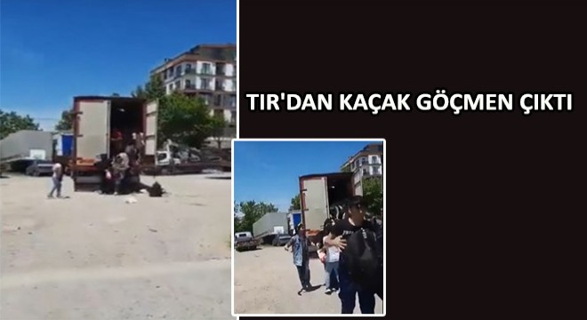 Kocaeli'de Tır'dan Kaçak Göçmen Çıktı