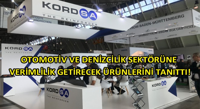 Kordsa, Sektörün En Önemli Buluşmalarından Composites Europe'a Katıldı