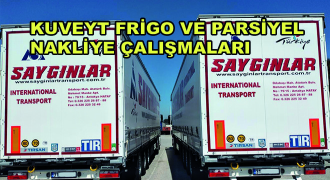 Kuveyt Frigo ve Parsiyel Nakliye Çalışmaları