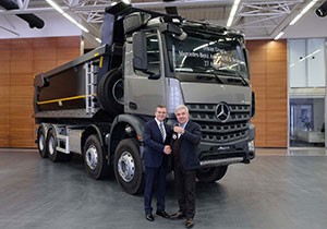 Orkun Grup 25 adet Mercedes-Benz İnşaat Aracını Teslim Aldı