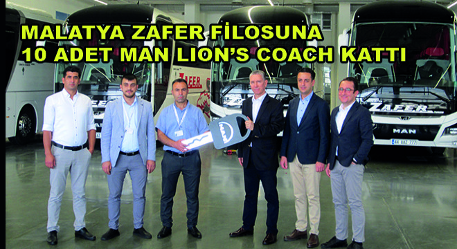 Malatya Zafer Filosuna 10 Adet MAN Lion's Coach Kattı