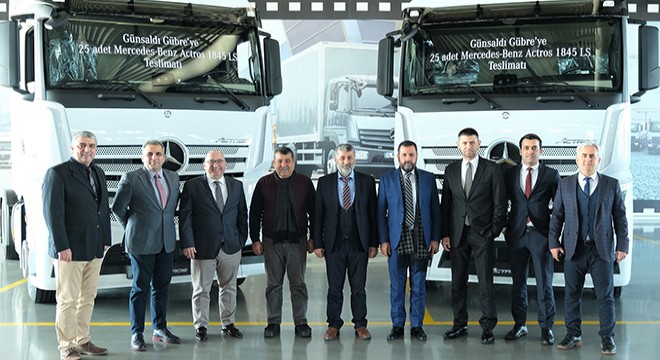Mercedes-Benz Türk'ten 25 Adetlik Actros Teslimatı