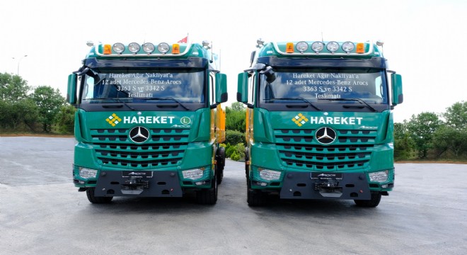 Mercedes-Benz Türk'ten Ağır Nakliye Sektörü'ne 12 Adetlik Arocs Çift Çeker Çekici Teslimatı