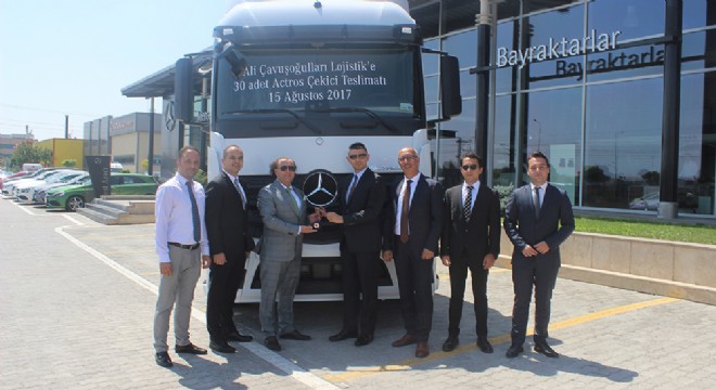 Mercedes-Benz Türk'ten Ali Çavuşoğulları Lojistik'e 30 Adet Actros Çekici
