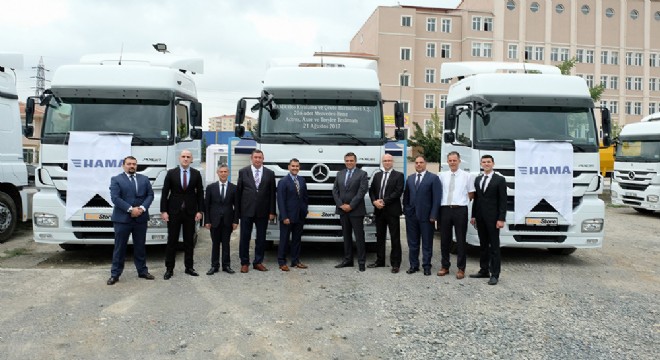 Mercedes-Benz Türk'ten HAMA'ya 206 adet 2.El Çekici ve Treyler