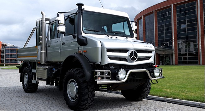 Mercedes-Benz Unimog Şehirde Yollara Çıkıyor