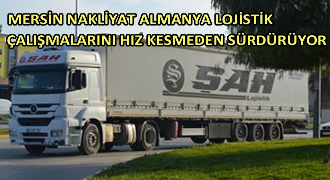Mersin Nakliyat Almanya Lojistik Çalışmalarını Sürdürüyor