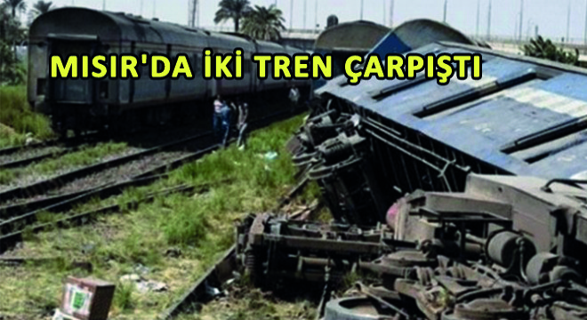 Mısır'da İki Tren Çarpıştı