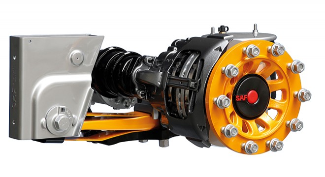 New 10t axle for SAF MODUL suspension