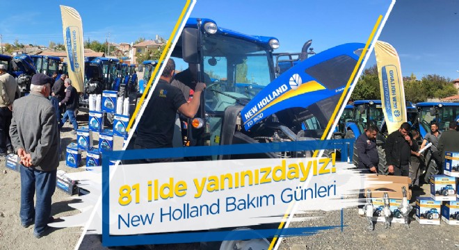 New Holland Toplu Bakım Günleri'nde Çİftçilerle Buluşuyor