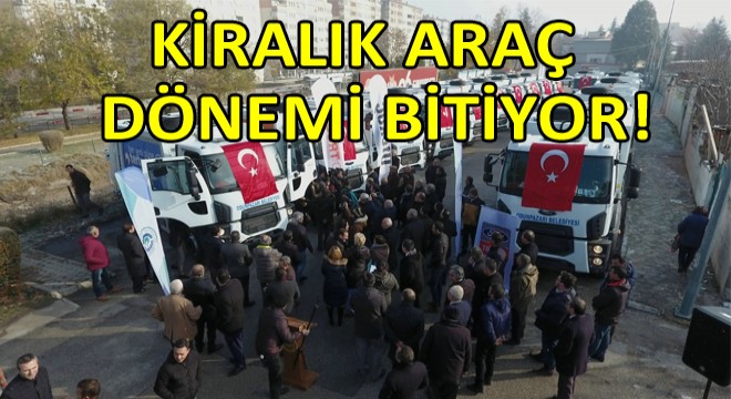 Odunpazarı Belediyesi'nin Araç Filosu Güçlendi