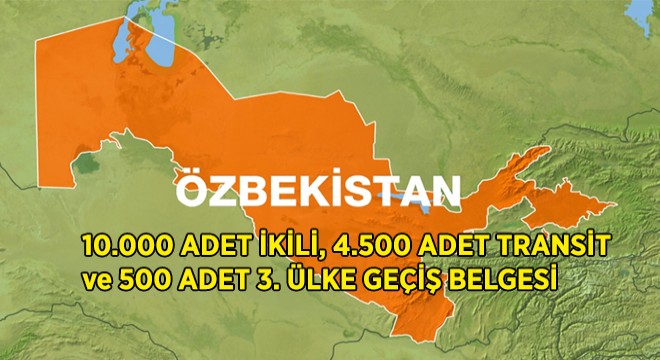 Özbekistan 2019 Geçiş Belgeleri
