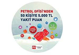 Petrol Ofisi’nden 50 Kişiye Toplam 250 Bin TL Yakıt Puan Hediye