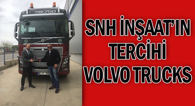 SNH İnşaat'a Volvo Trucks FH 750 6x4 Teslimatı