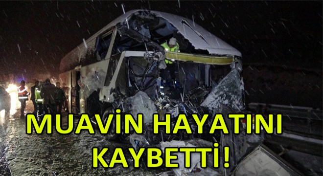 Samsun'da Yolcu Otobüsü Kamyonla Çarpıştı!