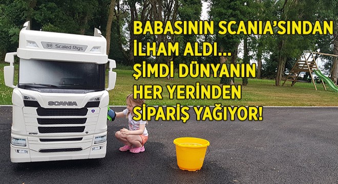 Scania'nın Küçük Akülü Modeli Dünyada Fenomen Oldu
