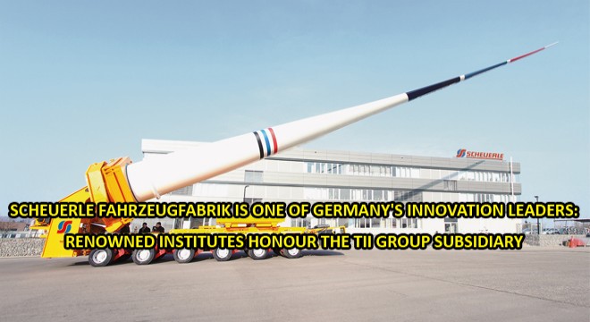Scheuerle Fahrzeugfabrik is one of Germany's innovation leaders
