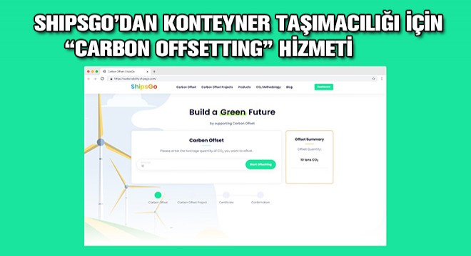Shipsgo’dan Konteyner Taşımacılığı İçin Carbon Offsetting Hizmeti