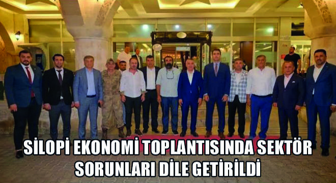 Silopi Ekonomi Toplantısında Sektör Sorunları Dile Getirildi