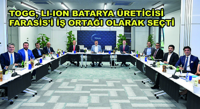 TOGG, Li-Ion Batarya Üreticisi Farasis'i İş Ortağı Olarak Seçti