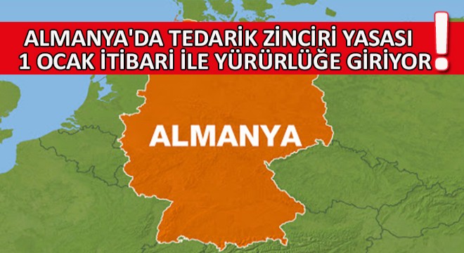 Tedarik Zinciri Yasası 1 Ocak'tan İtibaren Yürürlüğe Giriyor!