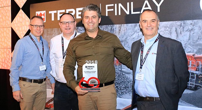 Temsa İş Makinaları Receives ''Most Successful Customer Support'' Award from Terex Finlay