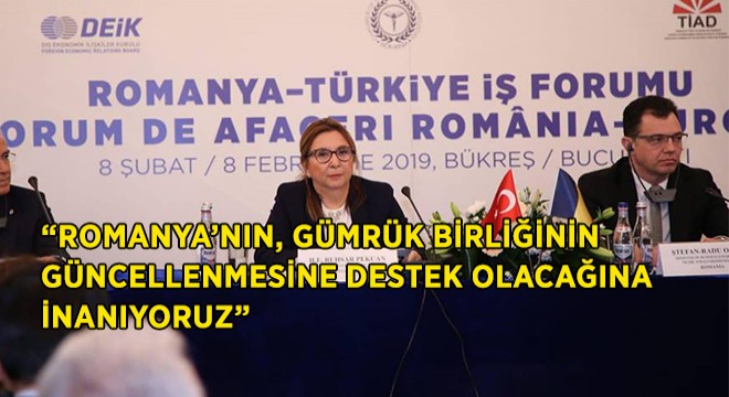 Ticaret Bakanı Pekcan Romanya'da