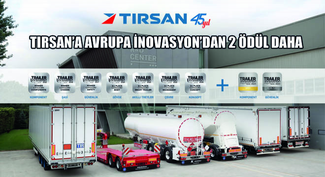 Tırsan'a Avrupa İnovasyon'dan 2 Ödül Daha