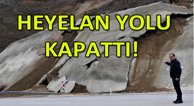 Tokat, D-100 Karayolunda Heyelan!