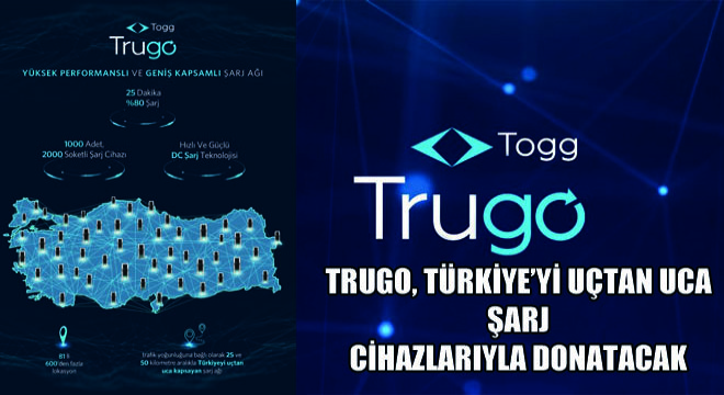 Trugo, Türkiye'yi Uçtan Uca Şarj Cihazlarıyla Donatacak