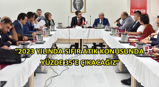Türkiye Belediyeler Birliği(TBB) Tarafından Düzenlenen Sıfır Atık Çalıştayı'na 60 Belediye Katıldı
