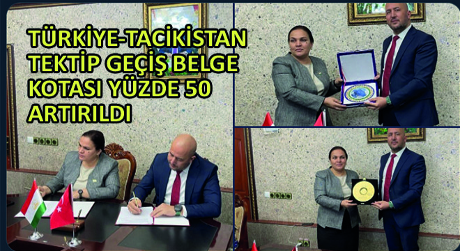 Türkiye-Tacikistan KUKK Toplantısında Tektip Geçiş Belge Kotası Yüzde 50 Artırıldı