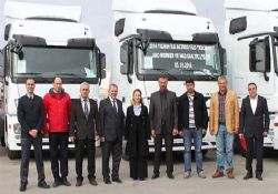 Ako Mermer Lojistik'e Actros teslimatı
