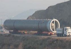 200 ton ağırlığında dev tank Bandırma'da