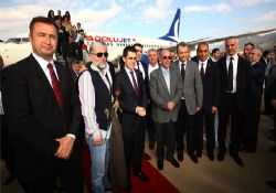 AnadoluJet'ten Gazipaşa'ya ilk uçuş