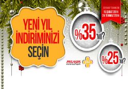 Pegasus yeni yıla indirimlerle giriyor