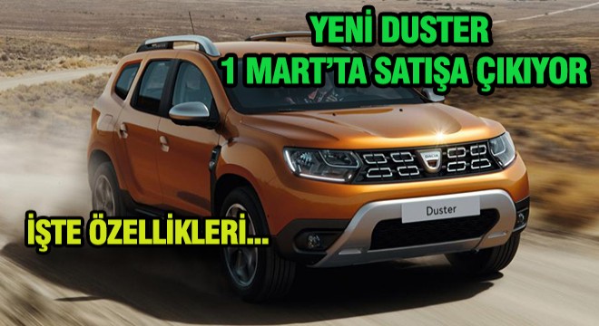 Yeni Duster Satılmaya Hazırlanıyor