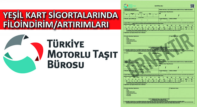 Yeşil Kart Sigortalarında Filo İndirim/Artırımları!