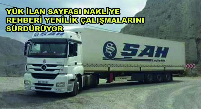 Yük İlan Sayfası Nakliye Rehberi Yenilik Çalışmalarını Sürdürüyor