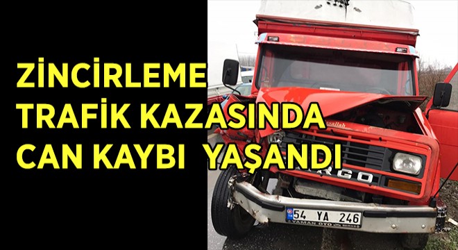 Zincirleme trafik kazasında temizlik işçisi hayatını kaybetti
