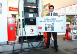 TOTAL' DEN 45 GÜNDE 45.045 KİŞİYE 511.000 TL DEĞERİNDE YAKIT HEDİYE