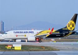 THY'den Dortmund taraftarına jest