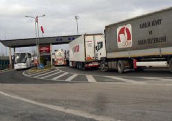 İpsala'da 16 kilometrelik TIR kuyruğu
