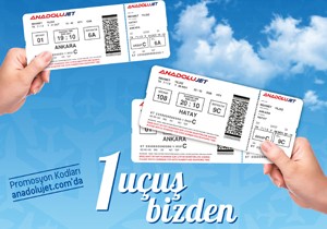 “1 Uçuş Sizden 1 Uçuş Bizden”