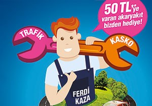Sigorta Cini, BP’den 50 TL Akaryakıt Hediye Ediyor